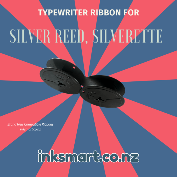 SILVER REED 500, SILVERETTE, II, SR100 TABULATOR, Consul II, 2223 TWIN SPOOL BLACK INK RIBBON