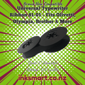 Universal Typewriter Ribbon 81-01 – Fits Olivetti, Olympia, Brother & More